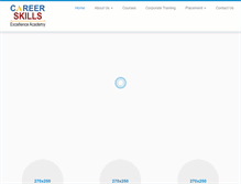 Tablet Screenshot of careerskills.in